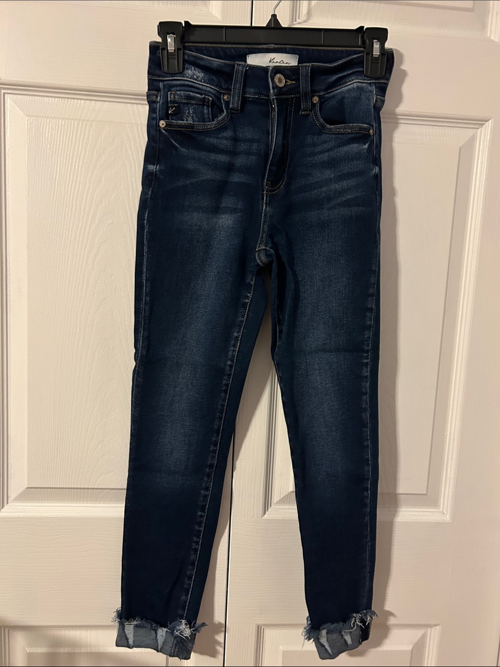 KanCan Dark Indigo Ankle Skinny Jeans